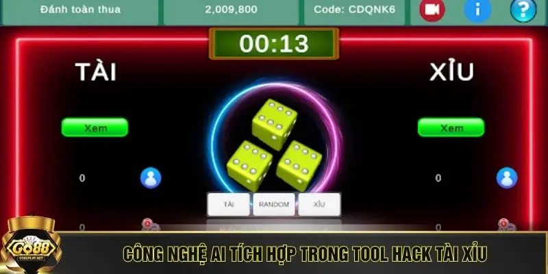 Công nghệ AI tích hợp trong tool hack tài xỉu