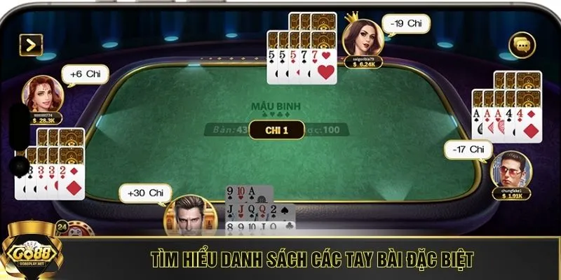 Tìm hiểu danh sách các tay bài đặc biệt